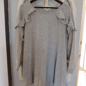 Umgee Ruffled Shoulder Dress